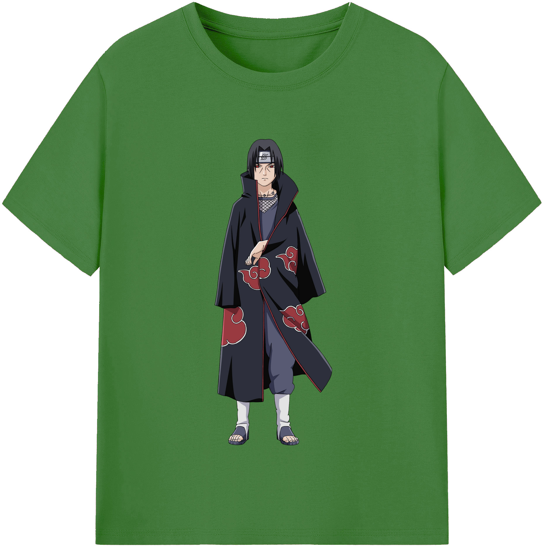 （画像用） NARUTO -ナルト- うちは イタチ Uchiha Itachi レディースカジュアルプリントTシャツ（綿100％）